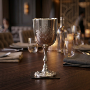 Silver Plated Brass <b>Goblet</b> - Product Image 3