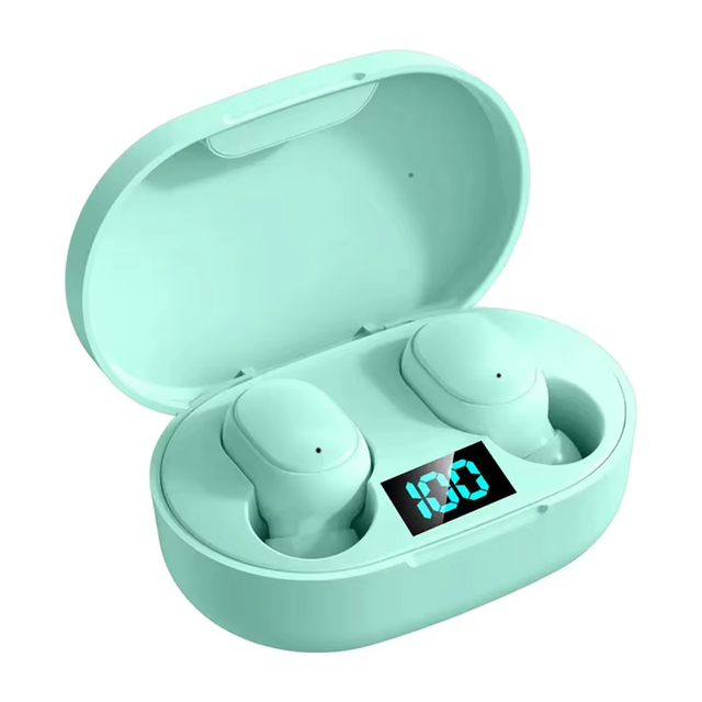 E6S Wireless Earbuds Ultra Long Playtime Headphones With Charging In-Ear Stereo Headphones