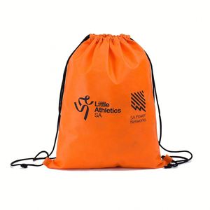 210D 420D Polyester Waterproof <b>Drawstring</b> <b>Backpack</b> Bag for Sports Advertising for Outdoor Sports and Shopping - Product Image 1