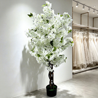 Fleurs artificielles écologiques, faux cerisiers en fleurs pour l'intérieur, cadeau de mariage, décoration pour événements, anniversaires, fêtes, vacances