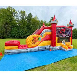 Château gonflable en PVC avec toboggan, design personnalisé, château gonflable <span class=keywords><strong>Spiderman</strong></span>, château gonflable commercial pour enfants - Product Image 1