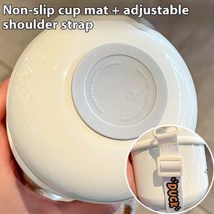 ถ้วยหุ้มฉนวนรูปเป็ดน่ารักพร้อมหัวดูดซิลิโคนความจุขนาดใหญ่ถ้วยน้ำพกพาง่าย - Product Image 6