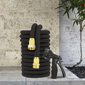 Tubería de agua de jardín <span class=keywords><strong>extensible</strong></span> y estirable de tela <span class=keywords><strong>para</strong></span> riego, limpieza, manguera flexible duradera y mágica - Product Image 3