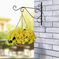 Étagère suspendue jardinière plante cintre décor Pots paniers modernes pour plantes Coco doublures jardinières boîte extérieure grande pêche