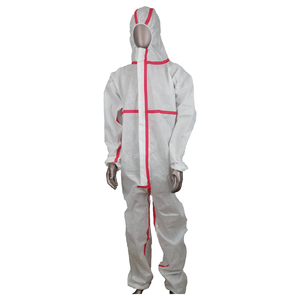 개인 보호 장비 화학 보호 클린 룸 일회용 작업복 방수 작업복 - Product Image 4