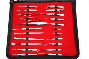 Conjunto de instrumentos quirúrgicos para oftalmotología, Set de Microcirugía Ocular, oftalmológica, con certificado CE ISO, Kit de 32 piezas de grado A + - Product Image 3