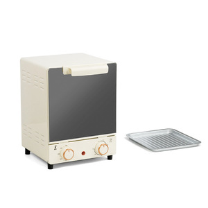 Compact Electric Oven With Timer 220V EU <b>UK</b> <b>Plug</b> White Plastic Housing Easy Clean Countertop Oven - Product Image 1