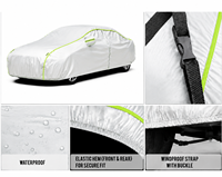 Housse de protection pour véhicule extérieur imperméable, résistante aux UV et à la poussière, pour berline, SUV, voiture
