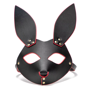 New Design BDSM Sexy Women Bunny <b>Eye</b> Pu Leather Face <b>Mask</b> Fetish Flirting Tool Couple Sex Role Playing Game - Product Image 2