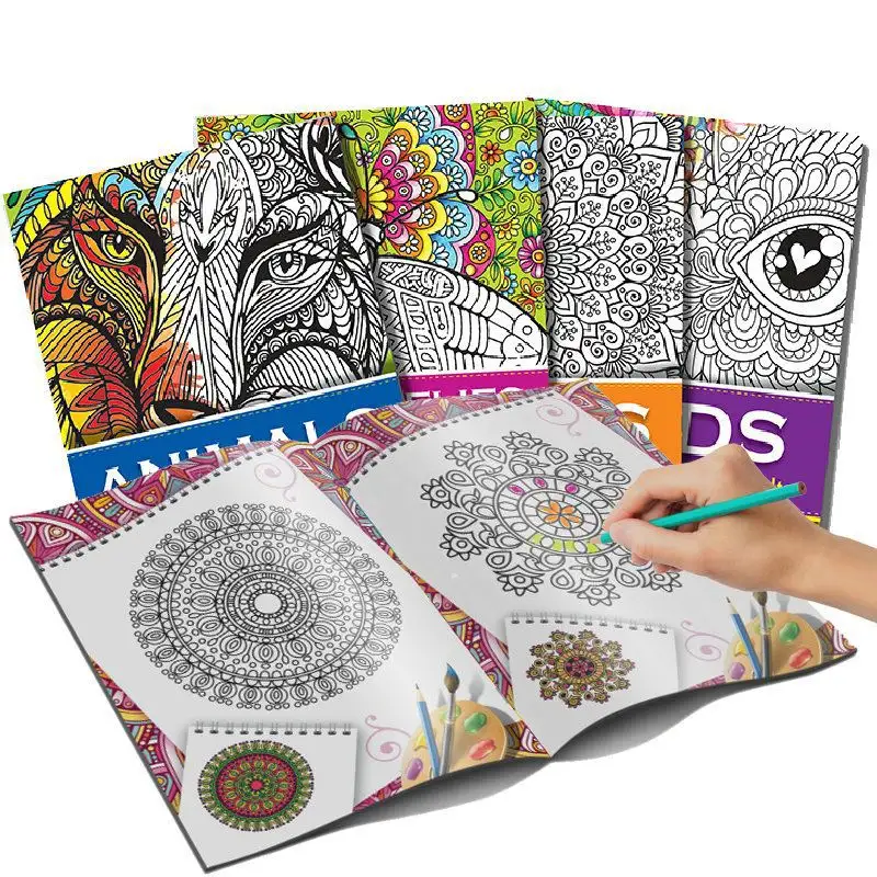 Coloring book Children's book Early childhood education children's hand-drawn doodle book