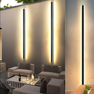 Lampada da parete esterna impermeabile IP65 AC85-265V moderna lampada da parete a <span class=keywords><strong>LED</strong></span> lunga lampada da parete per il portico anteriore illuminazione da giardino - Product Image 2