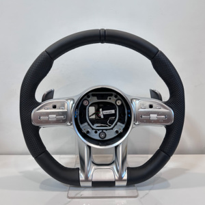Volant de direction personnalisé de qualité supérieure pour <span class=keywords><strong>Mercedes</strong></span> Benz AMG W204 W206 C300 C43 CLA250 E350 W221 W166 W213 - Product Image 1