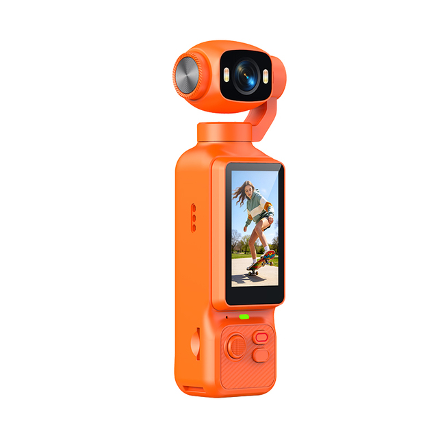 LK033 4K Waterproof Shockproof Handheld Action Camera Tripod Stand Multi-angle Free Rotation 180/90 Time Lapse Vlog Camera