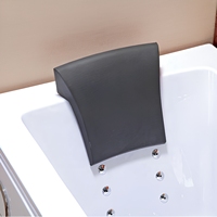 Baignoire à remous rectangulaire moderne en ABS blanc de luxe, écologique, pour hôtel