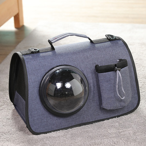 Borsa Trasportino per Animali Domestici a Capsula, Traspirante e Pieghevole, Borsa a Tracolla Grande, Borsa a Mano in Rete Traspirante - Product Image 6