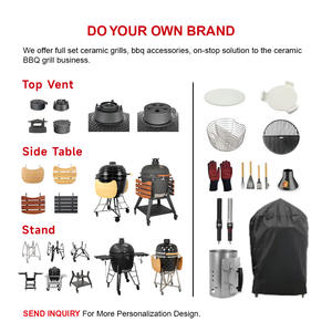 Accesorios para barbacoa SEB <span class=keywords><strong>DIVIDE</strong></span> & <span class=keywords><strong>CONQUER</strong></span>-SYSTEM Expansor de cocina Kamado BBQ Accesorios con medio deflector de calor - Product Image 6