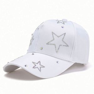 Wholesale Stylish Polyester Black <b>Pink</b> Rhinestone Bling Bling Fancy Breathable Eco-Friendly Baseball Cap Rhinestone for Women - Product Image 2