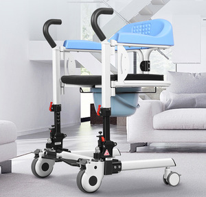 Chất Lượng Cao Chuyển Nâng Ghế Người Cao Tuổi Khuyết tật Commode Nhà Vệ Sinh Di Chuyển Máy Walker Rollator ABS + PE + Y Tế Thép 120Kg - Product Image 5