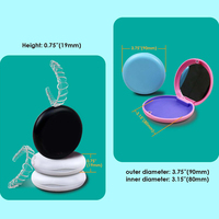 Estuche para Alineadores Dentales, Caja Magnética para Guardar Retenedores, para Clínicas de Ortodoncia, con Logotipo OEM