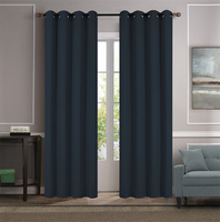100% panne Thermique Isolé Chambre Assombrissement Panneaux De Rideau Fenêtre Rideau Blackout avec 8 Oeillets pour Salon