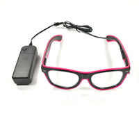 Neujahrs hochzeits-und Abschluss feier Neon brille-Mode 3D Luminous LED Glowing Sun glasses DJ Bar Supplies