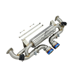 Valvetronic Auspuffanlage für Porsche 911.1 991.1 Carrera S 3.4L 3.6L Upgrade <span class=keywords><strong>GT3</strong></span>-Stil Mittelauslass Stoßstangen-Catback-System 100% Passgenauigkeit - Product Image 2