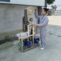 Industriële commerciële automatische roestvrijstalen schroefpers voor fruit- en groentesapverwerking met 380/220V voeding