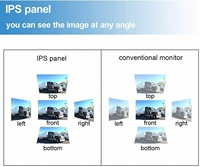 IPoster 10.36in AHD écran tactile Quad Split IPS moniteur avec NVR 4 canaux avec MP5 BT CCD Kit de caméra de recul avant