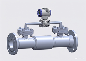 Débitmètre à cale anti-colmatage pour boues d'huile lourde et eaux usées à haute viscosité (500 mPaS) – Débitmètre à pression différentielle - Product Image 2