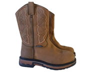 Bottes de cow-boy imperméables à embout d'acier, chaussures de sécurité industrielles pour hommes, chaussures de travail de protection EH, bottes de travail de construction, bottes western