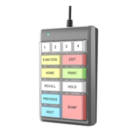 Teclado Mecánico Cherry KDS de Fábrica Directa LIFPOS, Teclado USB con Diseño Personalizado, Totalmente Programable para Sistemas KDS