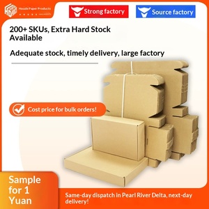 <b>Square</b> Kraft Paper Shipping Boxes, Custom Small Batch Colorful Mailer Packaging - Product Image 1