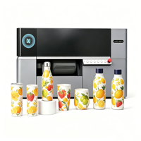 Printer UV Silinder Rotary 360 untuk Pencetakan Kustom pada Besi, Plastik, Kaca, Logam, Pot, Tumbler, Botol