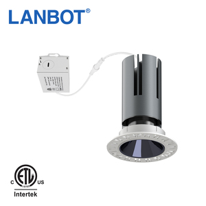 Descuento Led Downlight Ckd Blanco Antideslumbrante Aluminio Empotrable Downlight Chrome <span class=keywords><strong>Ledvance</strong></span> Spotlight 2 pulgadas White Cob Downlights - Product Image 2