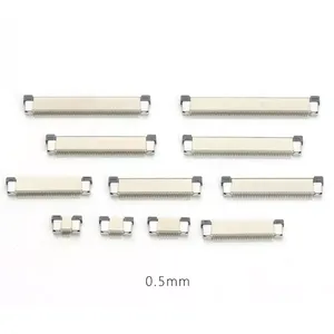 Đầu Nối <span class=keywords><strong>FPC</strong></span> Đầu Nối <span class=keywords><strong>Fpc</strong></span> Loại Khóa Lật Smt Chiều Ngang 0.5 Độ Tiếp Xúc Từ Trên Xuống Dưới 4-60Pin Đầu Nối <span class=keywords><strong>FPC</strong></span> 0.5Mm - Product Image 3