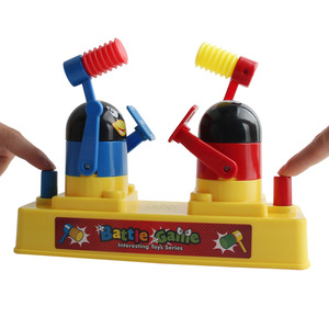 Con el juego de mesa de pingüino Beat interactivo para niños rojo azul ataque y defensa mutuamente juguete - Product Image 5