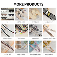 Ceinture élastique jacquard en gros, logo personnalisé, tailles et couleurs, bande élastique plate, bande élastique jacquard DIY pour boxers pour hommes