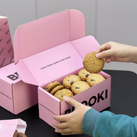 Boîte d'emballage personnalisée écologique pour biscuits et gâteaux, finition brillante, impression offset, carton rigide blanc