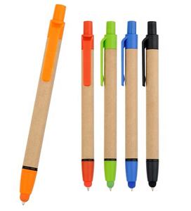 Bolígrafos Ecológicos al por Mayor, Tipo <span class=keywords><strong>Paper</strong></span> <span class=keywords><strong>Mate</strong></span> Flair, Función de Clic, Logotipo Personalizado, Colores de Tinta (Azul/Negro/Personalizado) - Product Image 1