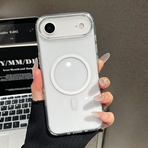 เคสโทรศัพท์กันกระแทกใส TPU+อะคริลิค หนา 2.5 มม. ป้องกันเหลือง พร้อมแม่เหล็กป้องกัน 360 องศา สำหรับรุ่น 11-17 Pro - Product Image 6
