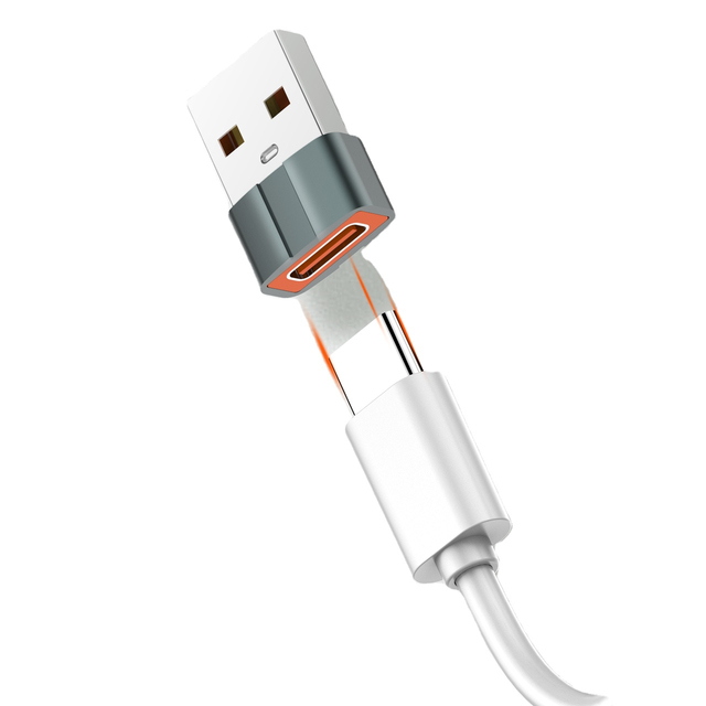 LDNIO Lc150 USB Convertor USB a to Type-C Adapter  Mini Cable Converter