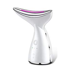 Vibración de calor V-Face Shaping Neck Beauty Device Tighten Skin Machine Anti Arrugas Envejecimiento Face And Neck Lifting Massager - Product Image 5