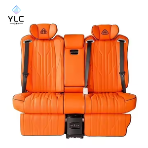 Lujo VIP Eléctrico Motorizado Calefacción Masaje Auto Van Asiento trasero Sofá cama plano para Tuning Sprinter <span class=keywords><strong>Vito</strong></span> V Class Carnival - Product Image 2
