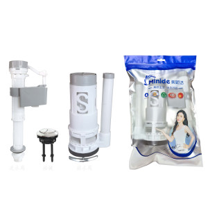 Válvulas de Descarga Universales para Inodoros, Mecanismos de Válvula de Descarga de Alta Calidad, Válvulas de Descarga de Plástico con Control Manual, Ahorro de Agua, Modernas - Product Image 3