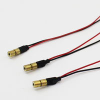 Module de diode laser à point rouge 5mw 650nm Module en laiton à point de découpe laser rouge