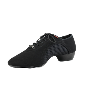 Fábrica al por mayor zapatos de baile de salón profesionales para hombres entrenamiento de enseñanza Bachata Salsa tacón bajo BD zapatos de baile latino para hombres - Product Image 3