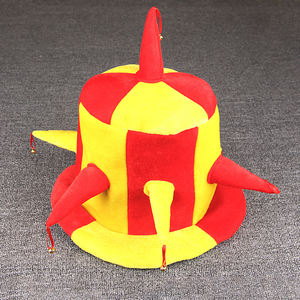 Costume de clown de fête d'Halloween coloré personnalisé MADESHINE, robe de clown, joker, bouffon, jaune à pois, chapeau de <span class=keywords><strong>cirque</strong></span>, quatre saisons - Product Image 6