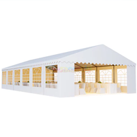 Tente de fête imperméable résistante aux intempéries, blanche, Carpas Para Eventos Pe Marquee, pour mariage en plein air, tente pour grands événements d'entreprise