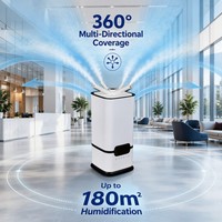 Humidificateur Commercial Électrique à Ultrasons Grande Capacité 16L, Stérilisation et Conservation des Légumes et Fruits, Rotation à 360 Degrés