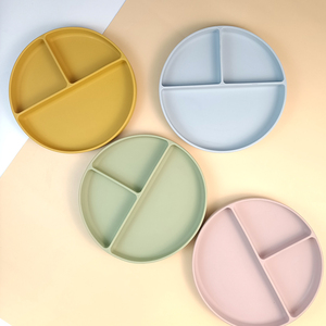 Ensemble de 6 Pièces d'Alimentation en Silicone pour Bébé avec Bavoirs à Motifs, Assiette et Tasse à Paille pour Table de Repas Babero - Product Image 3